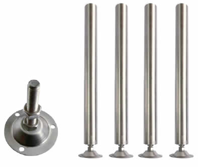 LEGS WITH CASTER FL01 (ONLY 1 Piece Cost) - Cafe Supply