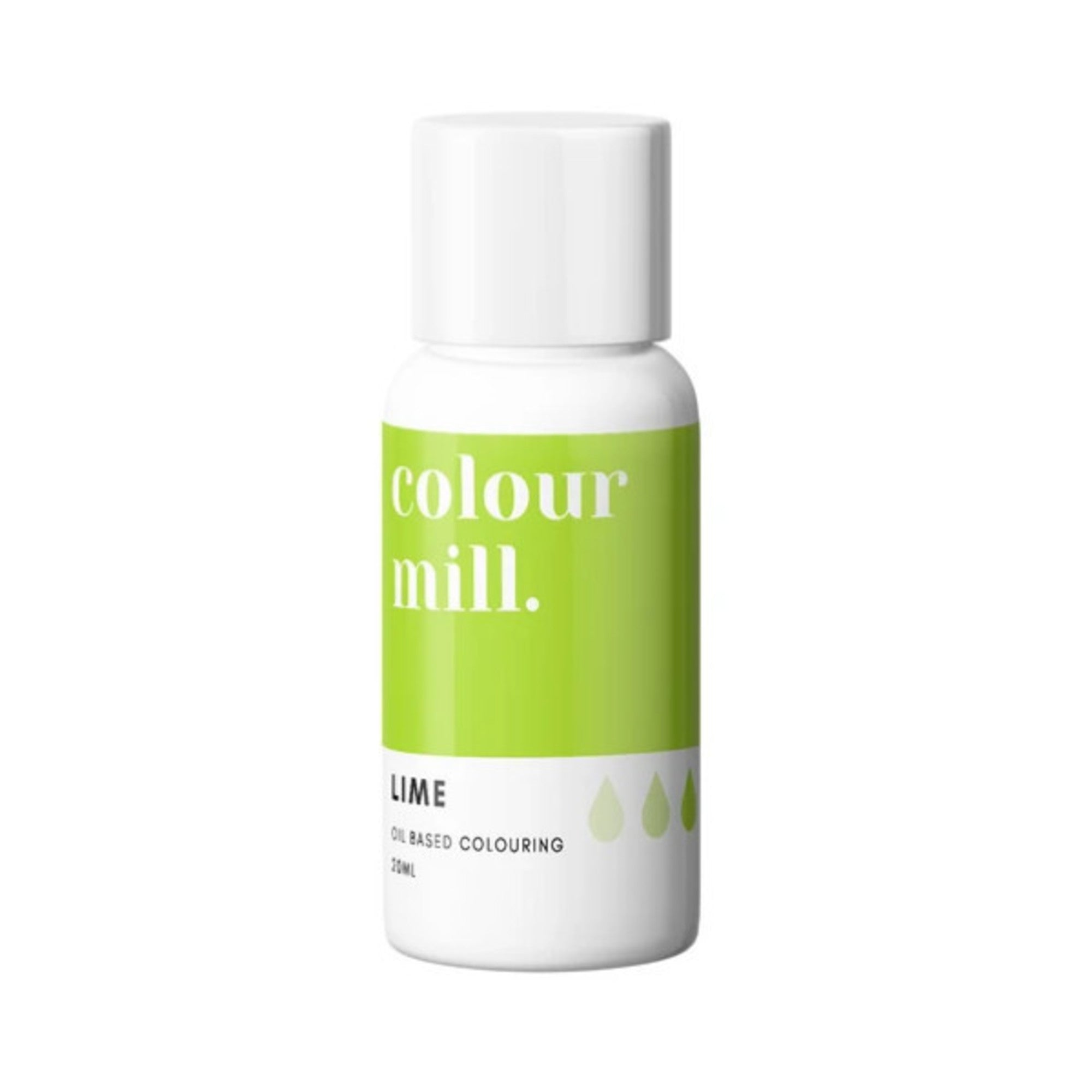 Colour Mill- Oil Based Colouring Lime Green (20ml) - Cafe Supply
