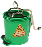 Metal Wringer Bucket - Green, 16L Per Each - Cafe Supply