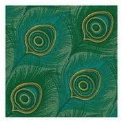 Napkin Cocktail Peacock (3) - Cafe Supply