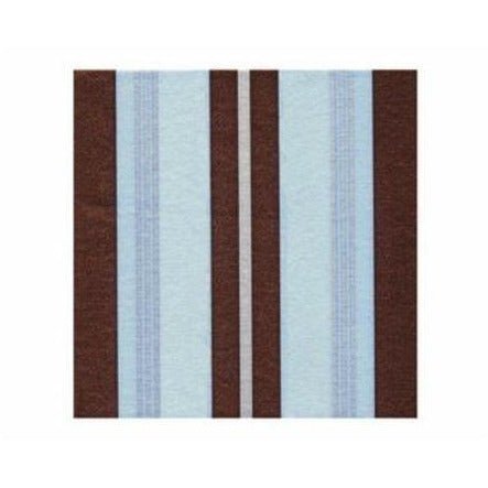 NAPKIN STRIPES SILVER (3) - Cafe Supply