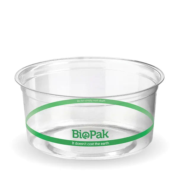 360ml Clear BioBowl - Cafe Supply