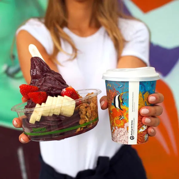 240ml Clear BioBowl - Cafe Supply