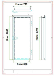 Cool Room and Freezer Room Access Doors - Cafe Supply