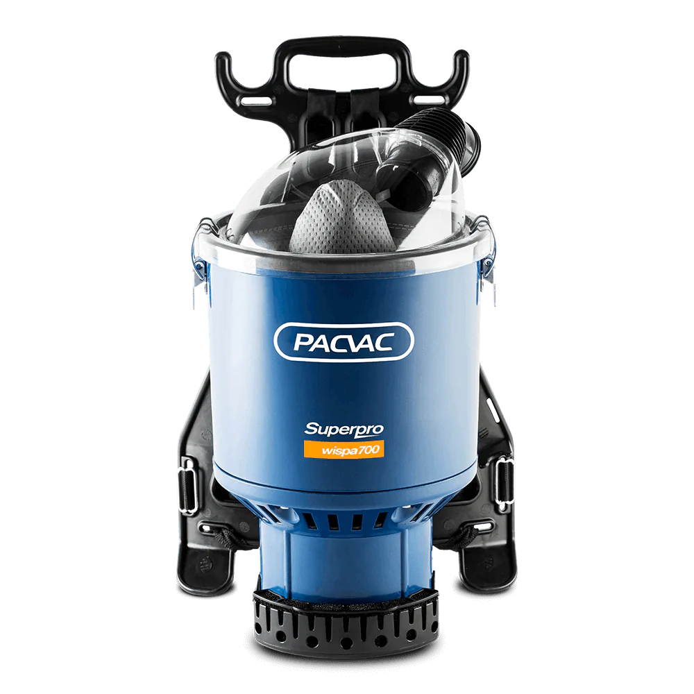 PACVAC SUPERPRO WISPA BACKPACK VACUUM CLEANER - Cafe Supply