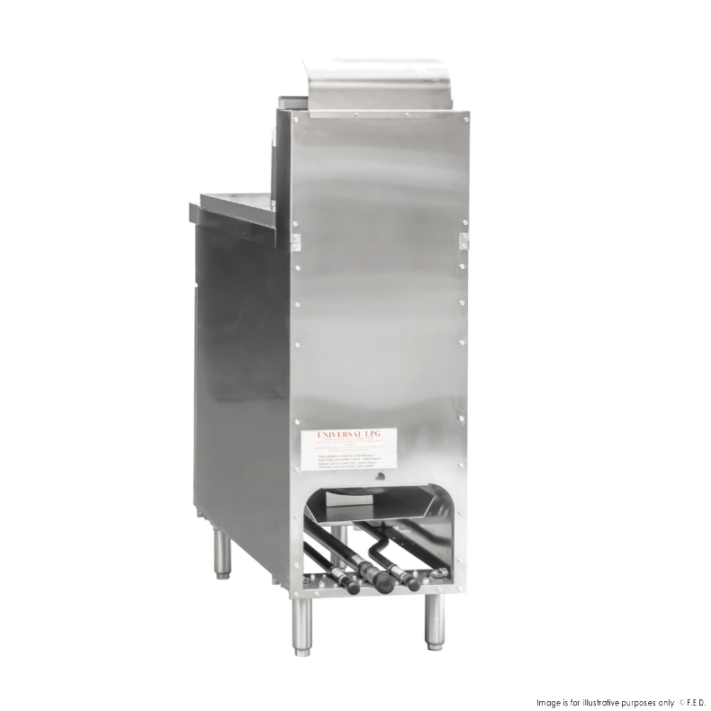 PC150-6 – V Pan Natural Gas 6 Baskets Pasta and Noodle Cooker