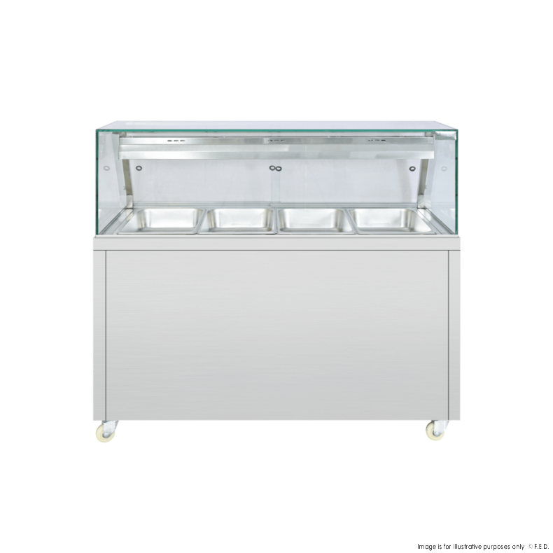 Thermaster Wet and Dry Bain Marie Display 4x1/1 GN Pans PG150FE-XG