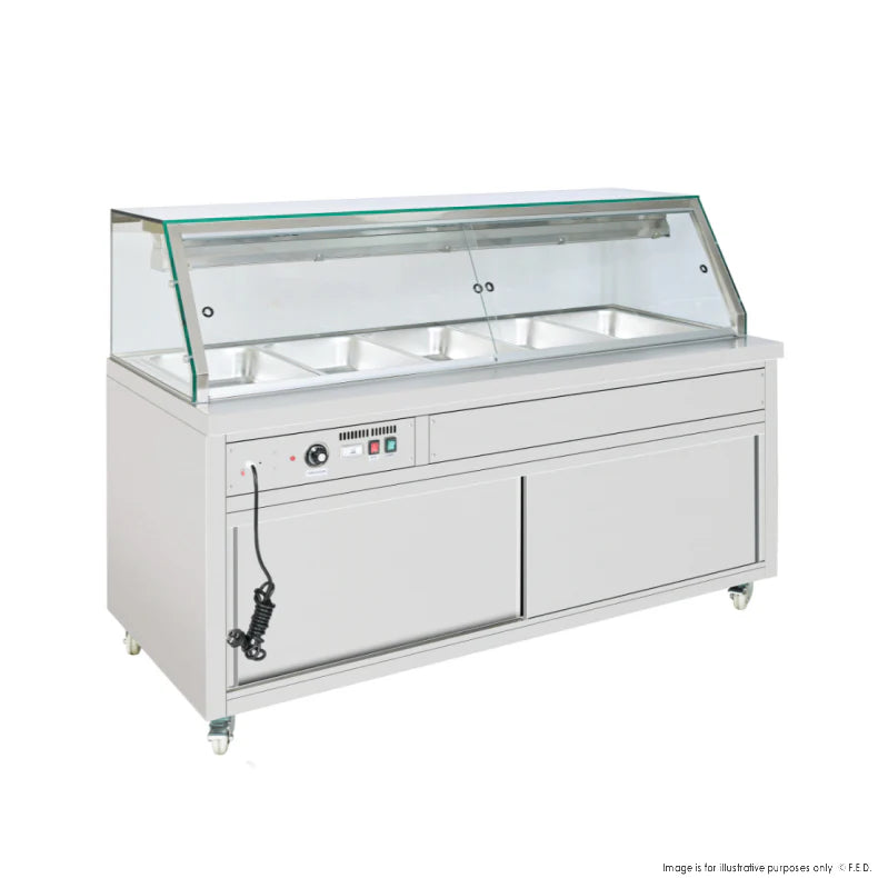 Thermaster Wet and Dry Bain Marie Display 5x1/1 GN Pans PG180FE-XG