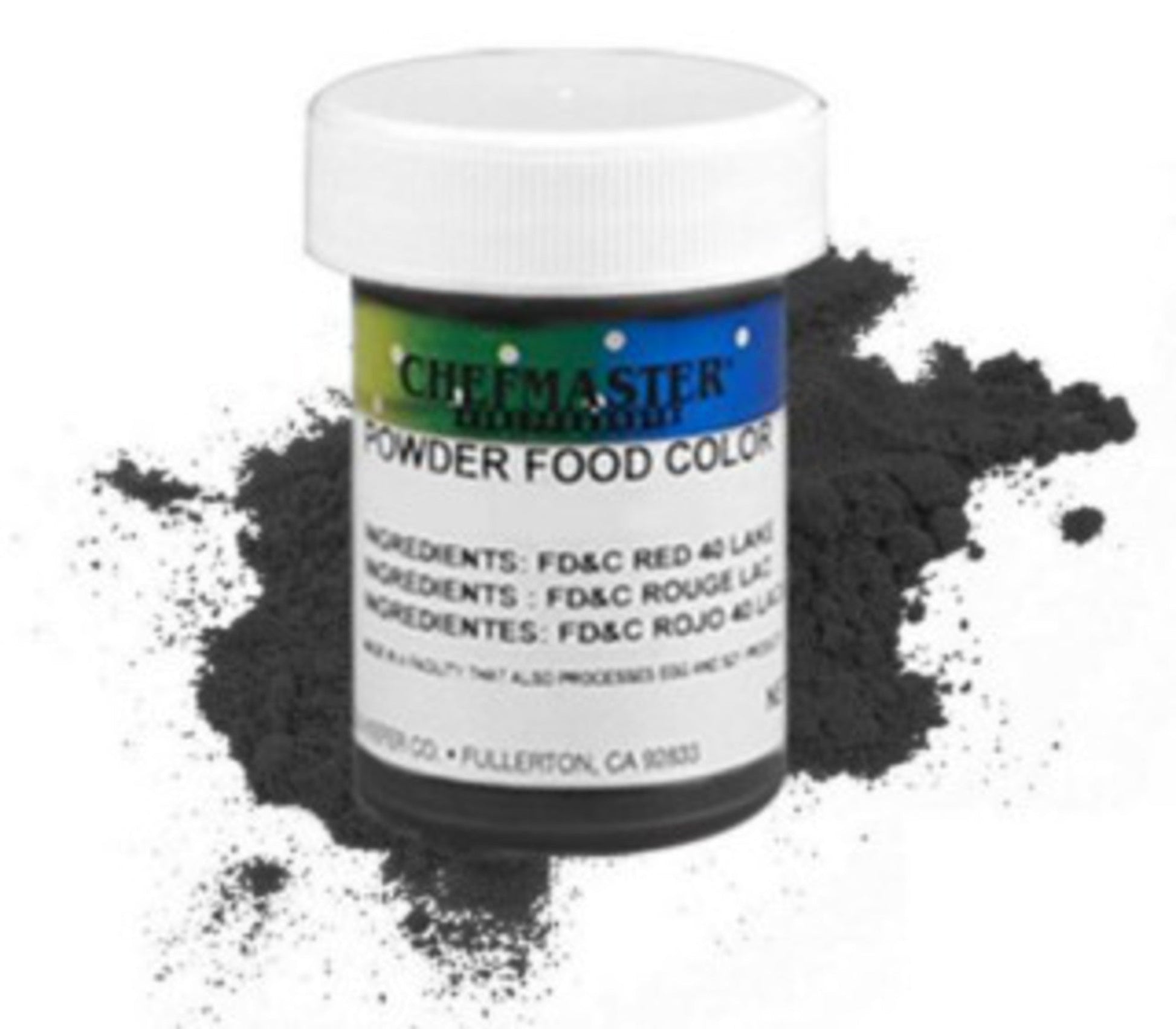 Chefmaster Powder Colour Black 3g - Cafe Supply