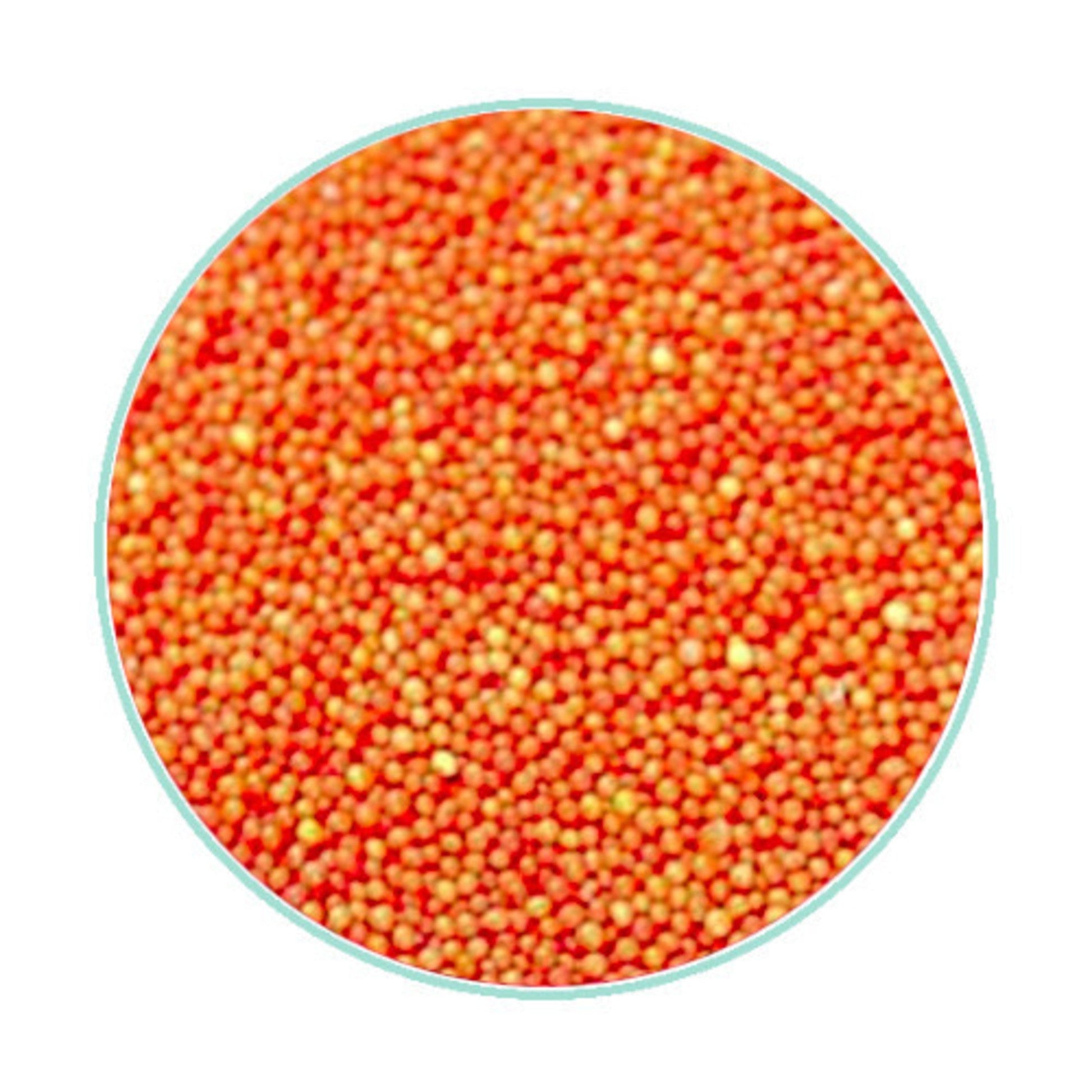 Non Pareils Sprinkles (100s & 1000s) Orange (1kg bag) - Cafe Supply