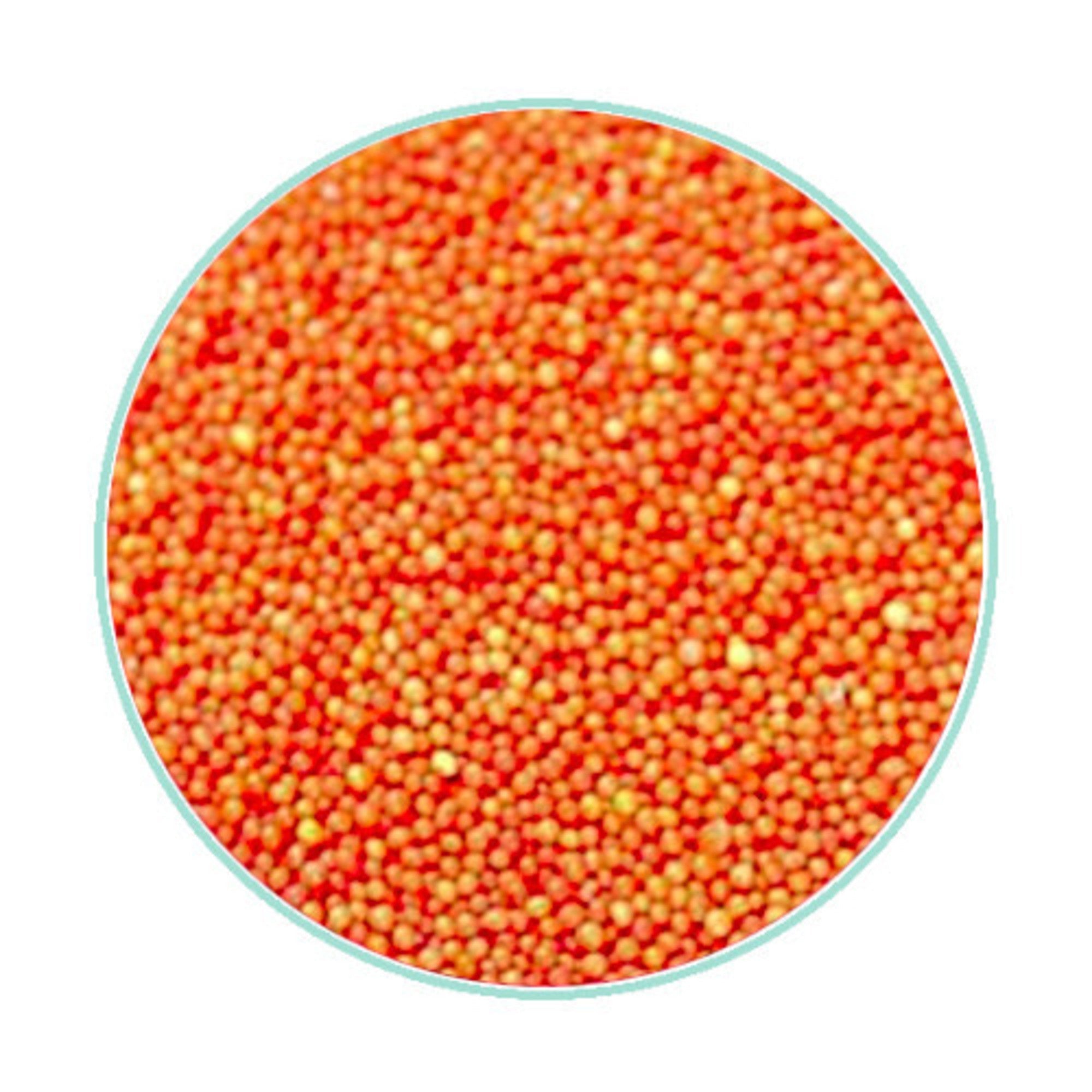 Non Pareils Sprinkles (100s & 1000s) Orange (1kg bag) - Cafe Supply