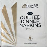 Quilted Dinner Napkins - Cafe Supply