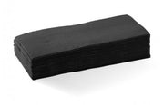 Quilted Dinner Napkins 1/8 Fold - Black, 400mm x 400mm, 2 Ply (1000) Per Box - Cafe Supply