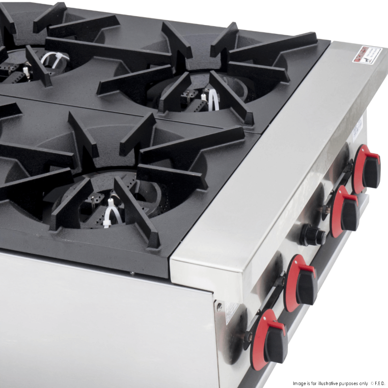 Gas Cook top 4 burner - RB-4E - Cafe Supply