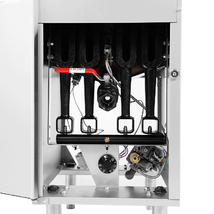 RC400TEULPG – Superfast ULPG Gas Tube Twin Vat Fryer