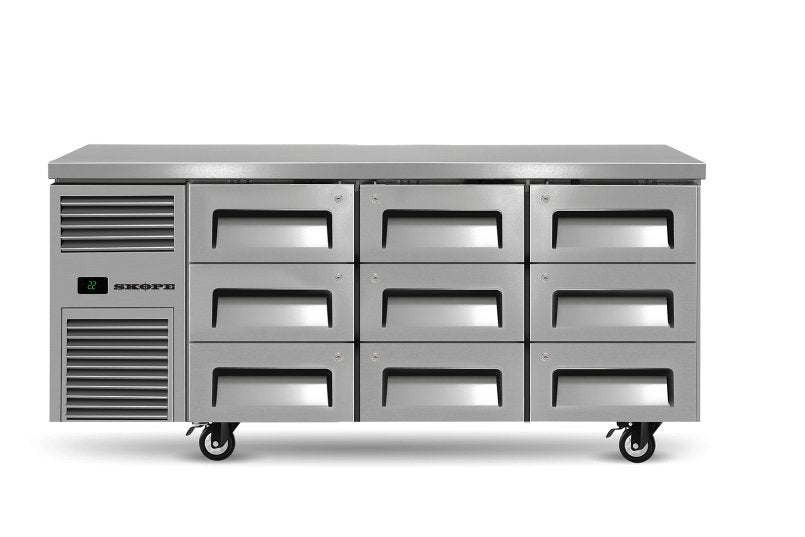 ReFlex 9 Drawer Underbench GN 1/1 Fridge – Northern Hospitality