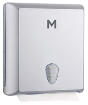 Regular Slimfold Dispenser - Silver, 450 Sheet Capacity (1) Per Each - Cafe Supply