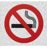 Rosebud Sign No Smoking (Symbol) - Cafe Supply