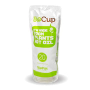 20 Pack - 500ml Clear Tumbler BioCups