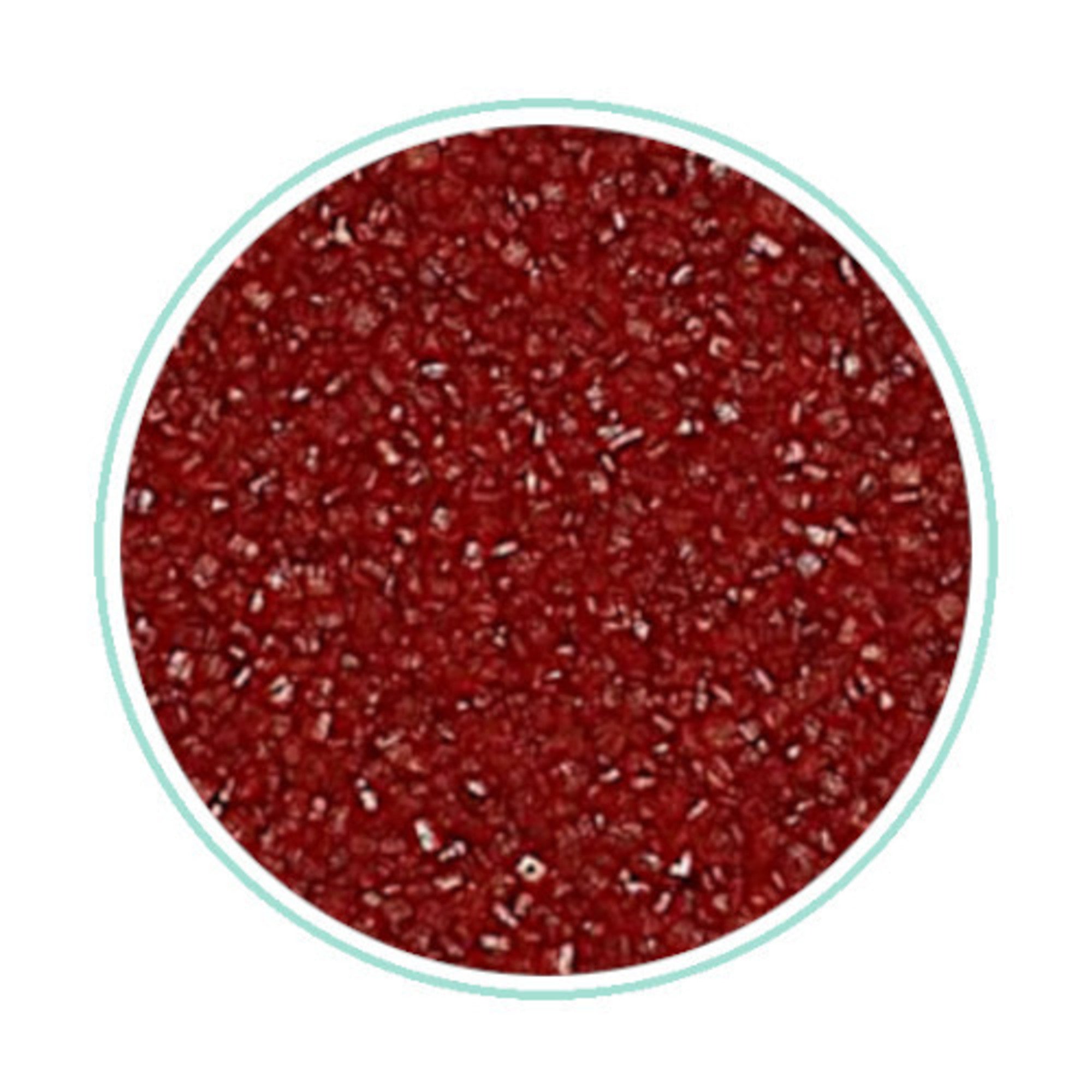 Sanding Sugar Red Sparkle (1kg bag) - Cafe Supply