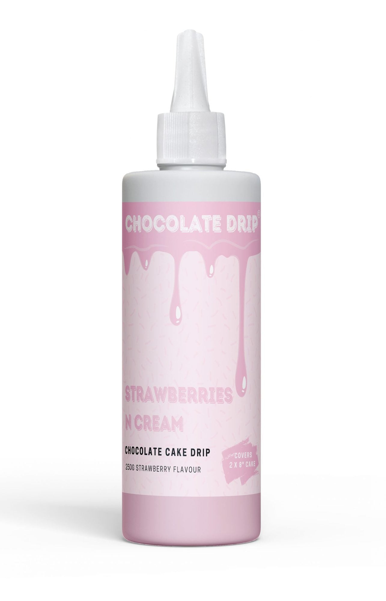 Chocolate Drip Strawberries N Cream 250g - Cafe Supply