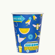 Single Wall EcoCup - Kiwi Collection - FSC MIX 400ml - Cafe Supply