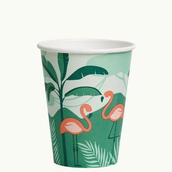 Single Wall EcoCup - Paradise Collection- FSC MIX 400ml - Cafe Supply