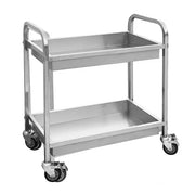 YC-102D – Stainless Steel trolley with 2 shelves