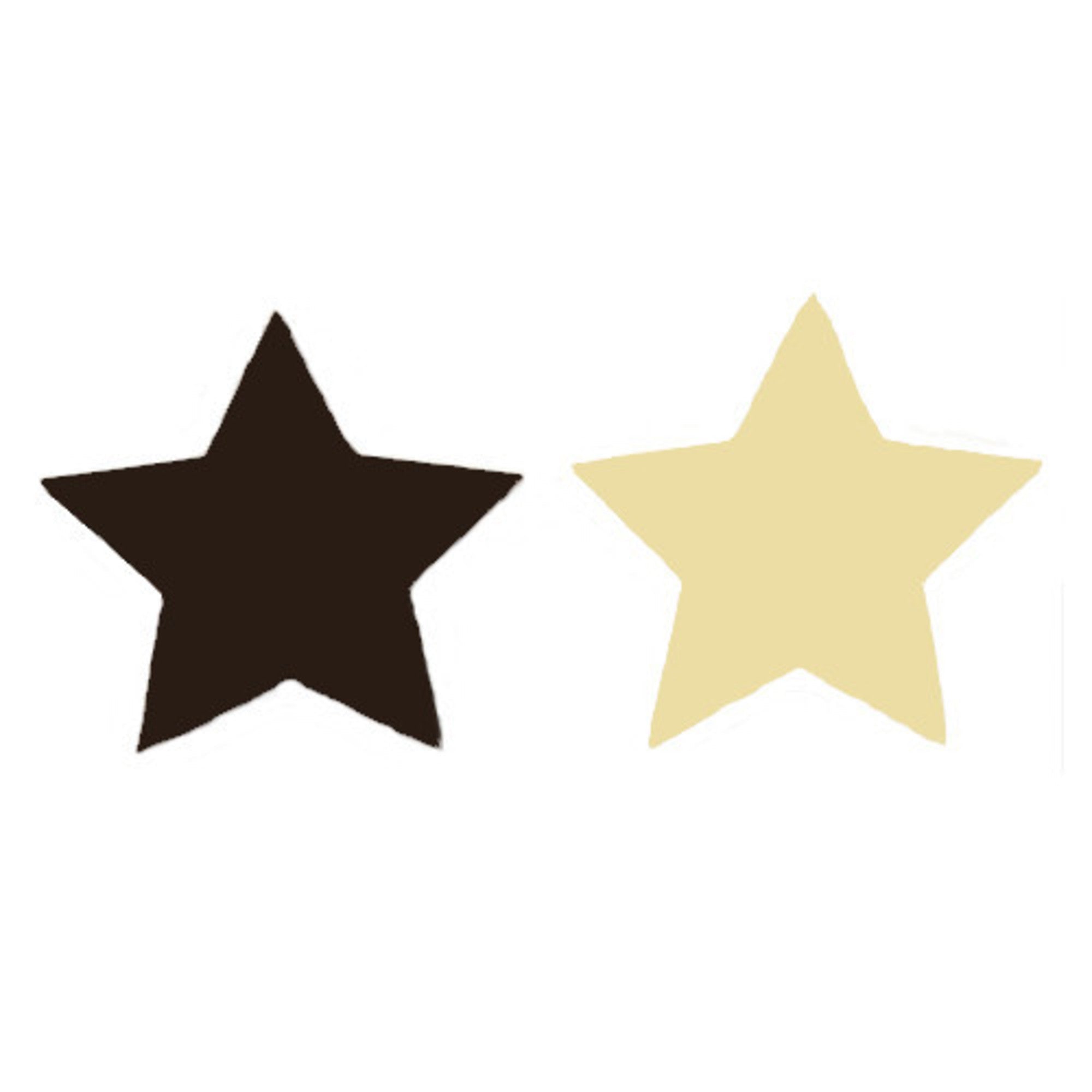 Chocolate Dark/White - "Star" 30mm (50PK) - Cafe Supply