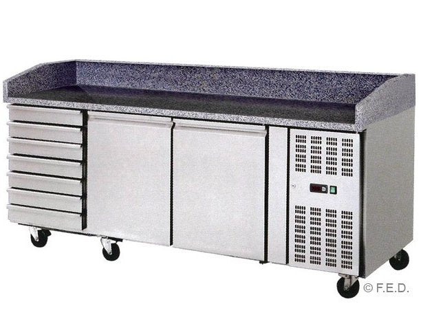 THPZ2610TN 2 door with drawers & Marble Benchtop - Cafe Supply