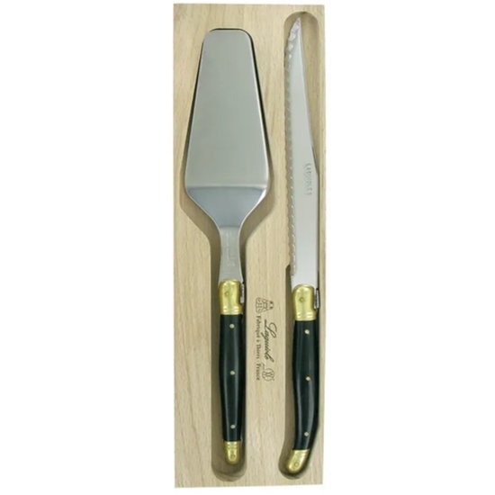 Verdier Cake Slice Server Set Brass - Cafe Supply