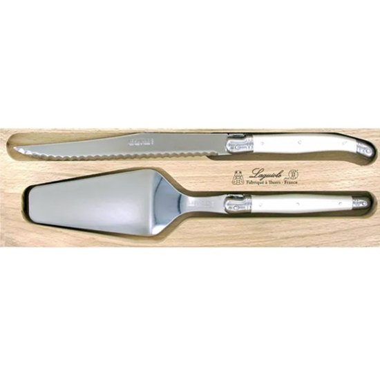 Verdier Cake Slice Server Set White - Cafe Supply