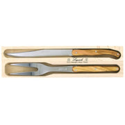 Verdier Carving Set Olive Wood - Cafe Supply