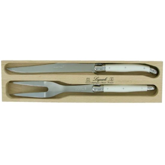 VERDIER CARVING SET WHITE - Cafe Supply