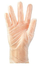 Vinyl Gloves Powder Free - Clear, S, 5.0g (1000) Per Box - Cafe Supply
