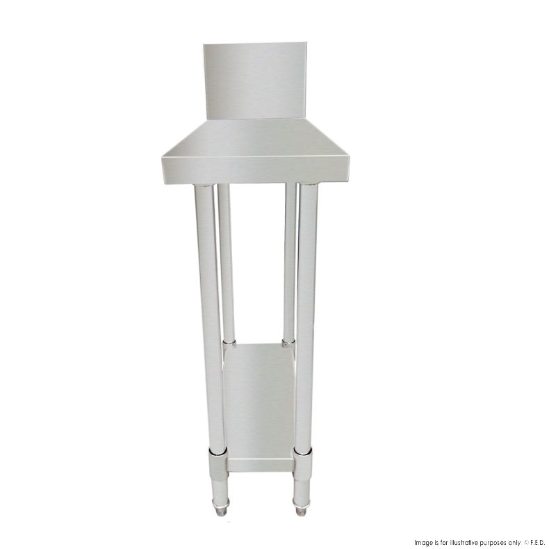 WBB-0450R Stainless Steel Kitchen Infill Bench with Splashback