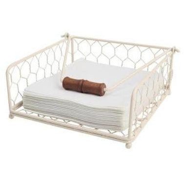 Wire Napkin Holder Cream - Cafe Supply