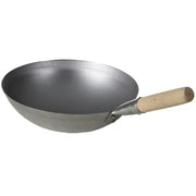 Wok Iron 30Cm Wood Handle - Cafe Supply