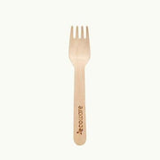 Wooden Cutlery 16cm Fork - Cafe Supply