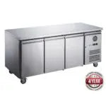 FED-X S/S Three Door Bench Freezer – XUB6F18S3V