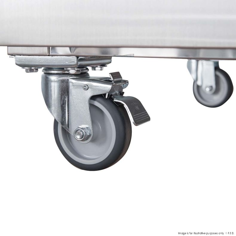 FED-X S/S Single Door Upright Fridge - XURC650SFV