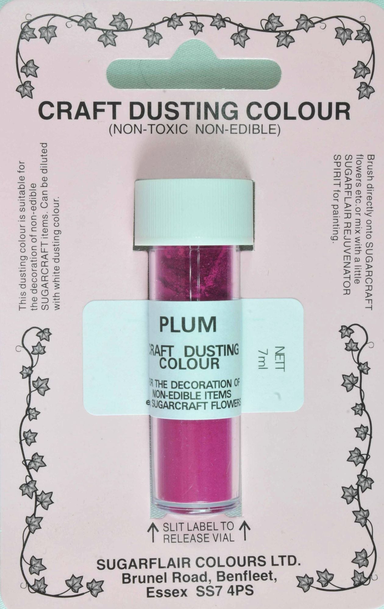 Sugarflair Craft Dusting Colour Plum - Cafe Supply