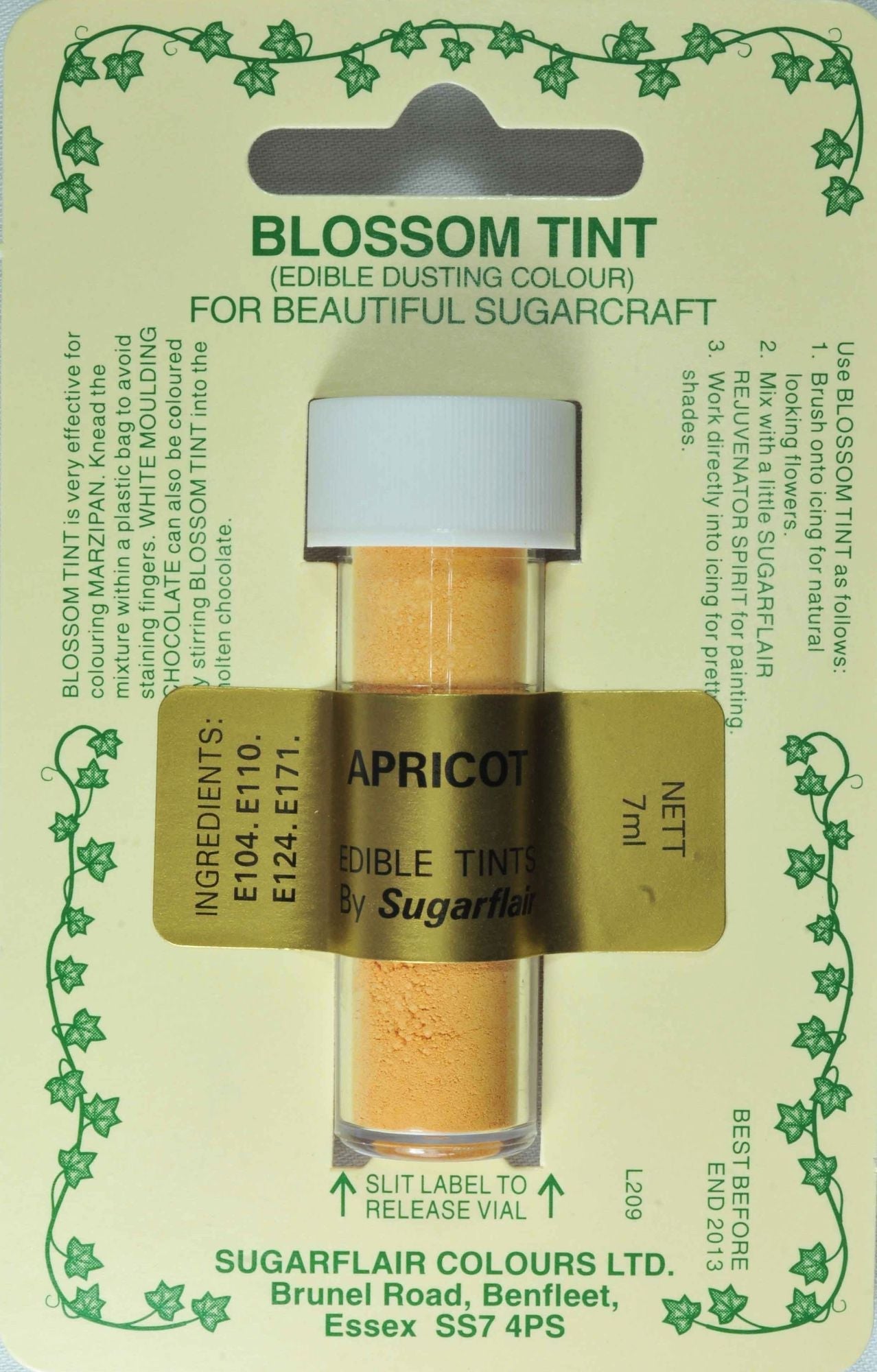 Sugarflair Edible Dusting Colour Apricot - Cafe Supply